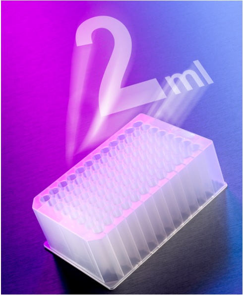 Porvair Sciences аl 96 Aװׂݼ{ 2.00 ml Һw SLAS / ANSI ҎԄӼOԵġҎסOӋF 2ml ĈAA׿׵ĸ߶Ȳ^ 45mmĶ_c΢װ̎O